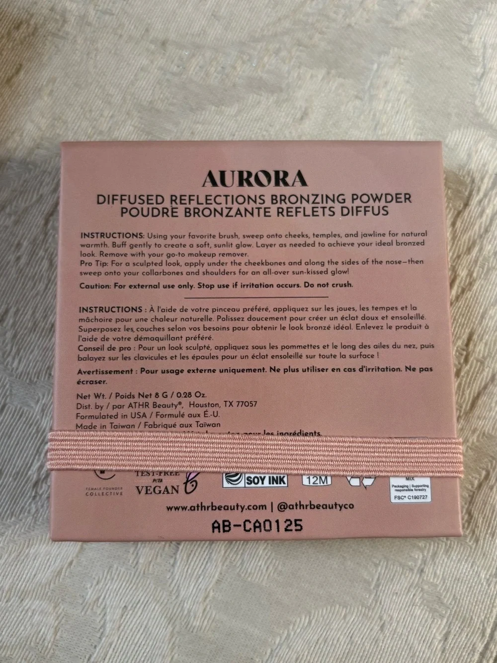 Athr Beauty Diffused Reflections Bronzing Powder Bronzer in Aurora BNIB